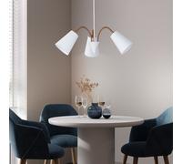 Design Pendolo Illuminazione Ess Camera Appesa Coprire Flessibile Stoffa, Bianco [EEK: Non valutato]