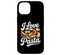 Design per amanti dei noodle con scritta «I love pasta noodle» Custodia per iPhone 14