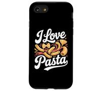 Design per amanti dei noodle con scritta «I love pasta noodle» Custodia per iPhone SE (2020) / 7/8