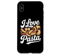 Design per amanti dei noodle con scritta «I love pasta noodle» Custodia per iPhone XS Max