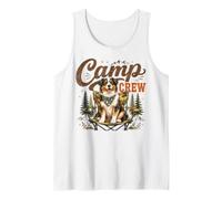 Design per Amanti del Campeggio e Cani Felici Canotta