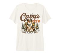 Design per Amanti del Campeggio e Cani Felici Maglietta Premium