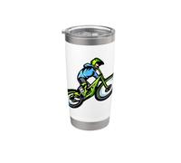 Design per amanti delle biciclette, stile libero, per uomini, ragazzi, ragazze, bambini Bicchiere termico in acciaio inox doppia parete