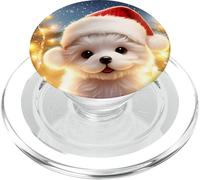 Design per cani per cani per cuccioli di Natale super carino PopSockets PopGrip per MagSafe