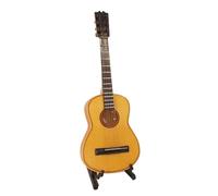 Design per chitarra fai-da-te artigianato unico carino modello classico in miniatura ornamenti da tavolo strumenti musicali portatili Simpatico mini strumento per chitarra(9)
