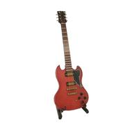 Design per chitarra fai-da-te artigianato unico carino modello classico in miniatura ornamenti da tavolo strumenti musicali portatili Simpatico mini strumento per chitarra(7)