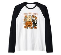 Design per Halloween «Ti Ho Fatto Un Incantesimo» Maglia con Maniche Raglan