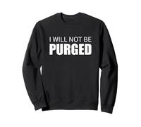 Design per i Diritti degli elettori con Scritta I Will Not Be Purged Felpa