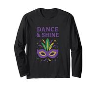 Design per la Celebrazione del Mardi Gras di Dance & Shine Maglia a Manica