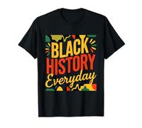 Design per la Celebrazione della Storia Nera Maglietta