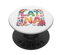 Design per l'emancipazione del patrimonio floreale di Latina PopSockets PopGrip Adesivo