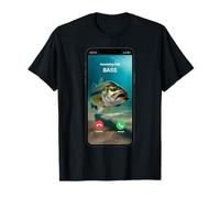 Design per Pesca alla spigola in Arrivo per Pescatori Fish Master Maglietta
