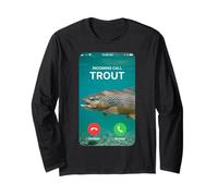 Design per Pesca alla Trota in Arrivo per Pescatori Fish Master Maglia a Manica