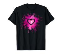Design per San Valentino a Forma di Cuore con Galassia Maglietta