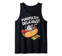 Design perfetto per hot dog a forma di gatto Canotta