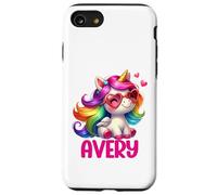 Design personalizzato con nome unicorno Avery Custodia per iPhone SE (2020) / 7/8