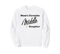 Design Preferito dalla Mamma per la Figlia di Mezzo Felpa