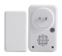 Design resistente alle intemperie, compatibile con la sicurezza domestica, campanello wireless autoalimentato a zero falsi allarmi, 32 suone