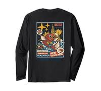 Design retrò a base di pesce alimentato dallo street food di Bangkok Maglia a Manica