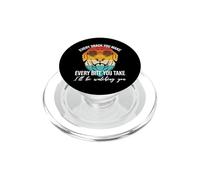 Design retrò con cane - ogni morso che prendi, io sarò guardando te. PopSockets PopGrip per MagSafe