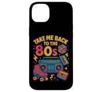 Design retrò con scritta "Take Me Back to the 80s" Custodia per iPhone 14 Plus