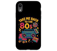 Design retrò con scritta "Take Me Back to the 80s" Custodia per iPhone XR
