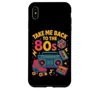 Design retrò con scritta "Take Me Back to the 80s" Custodia per iPhone XS Max
