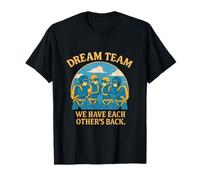 Design retrò con Scritta We Have Each Other's Back Maglietta