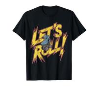 Design retrò da Skate Let's Roll Maglietta