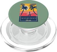 Design retrò da spiaggia per surfisti di Siesta Key Beach Florida PopSockets PopGrip per MagSafe