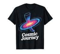 Design retrò del portale Galassia del Viaggio cosmico Maglietta