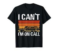 Design retrò I Can't I'm On Call Maglietta