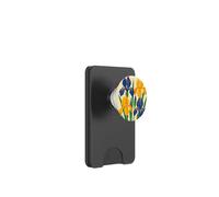 Design retrò iris floreale per giardinieri arte botanica vintage PopSockets PopWallet per MagSafe