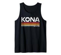 Design retrò Kona Big Island Kona Hawaii Canotta
