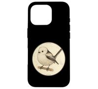 Design retrò Shima Enaga "Japanese Snow Fairy Bird" Custodia per iPhone 16 Pro