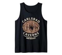 Design retrò Vintage del Parco Nazionale di Carlsbad Caverns Canotta