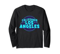 Design retrò vintage di Los Angeles, stile California City, USA Maglia a Manica