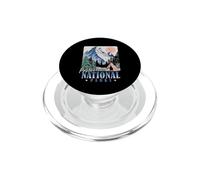 Design retrò vintage "Protect Our National Parks" PopSockets PopGrip per MagSafe