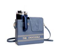 Design Rettili Alla Comoda Borsa Portabicchieri Borse A Tracolla Leggere Per Appassionati Sport E Avventurieri Borsa Per Bottiglia D'acqua Portatile Con Texture Rettile