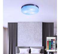 Design RGB LED Vetro Coprire Lampada Regolatore Dormire Illuminazione Stanza [EEK: F]