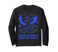 Design Rising Stronger Phoenix - Inspirational Maglia a Manica