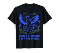 Design Rising Stronger Phoenix - Inspirational Maglietta