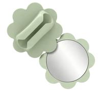 Design riutilizzabile di durevolezza del vetro cosmetico di viaggio del silicone per l'applicazione di trucco preciso Uso professionale del salone domestico cosmetico portatile di viaggio