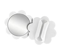 Design riutilizzabile di durevolezza del vetro cosmetico di viaggio del silicone per l'applicazione di trucco preciso Uso professionale del salone domestico cosmetico portatile di viaggio