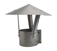 Design rotondo a fungo Questo tappo per camino in acciaio inossidabile 304 protegge dagli agenti atmosferici