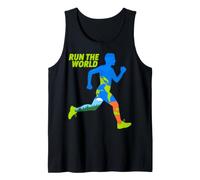 Design Run The World Globe Runner Canotta