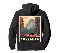 Design scenografico del Parco Nazionale e Un Orso Grizzly, Uno Yosemite Felpa con Cappuccio