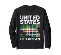 Design Scozzese degli Stati Uniti d'America Maglia a Manica
