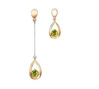 Design Semplice Asimmetria Orecchino a Bottone Orecchino a Catena Ragazza Orecchio Perno Gioi