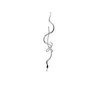 Design semplice con dita a serpente per clavicola, polso e braccio. Adesivo tatuaggio a base di erbe, semipermanente, di lunga durata (2 settimane), tatuaggi finti